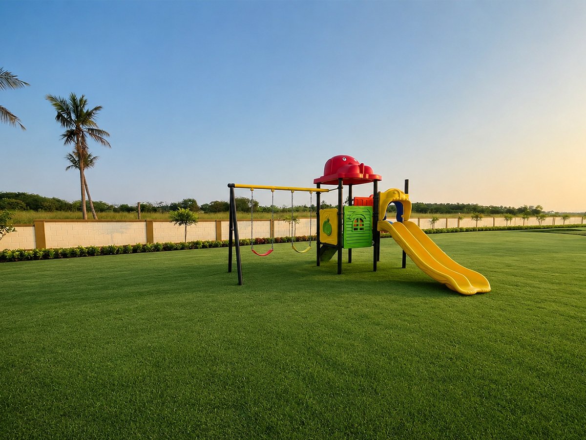 Children's play area at Lotus Dreams